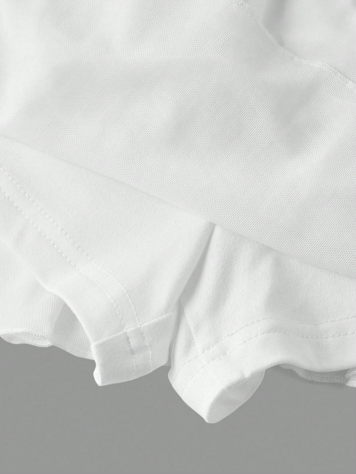 Asymmetry Mini Skirt with Build in Shorts
